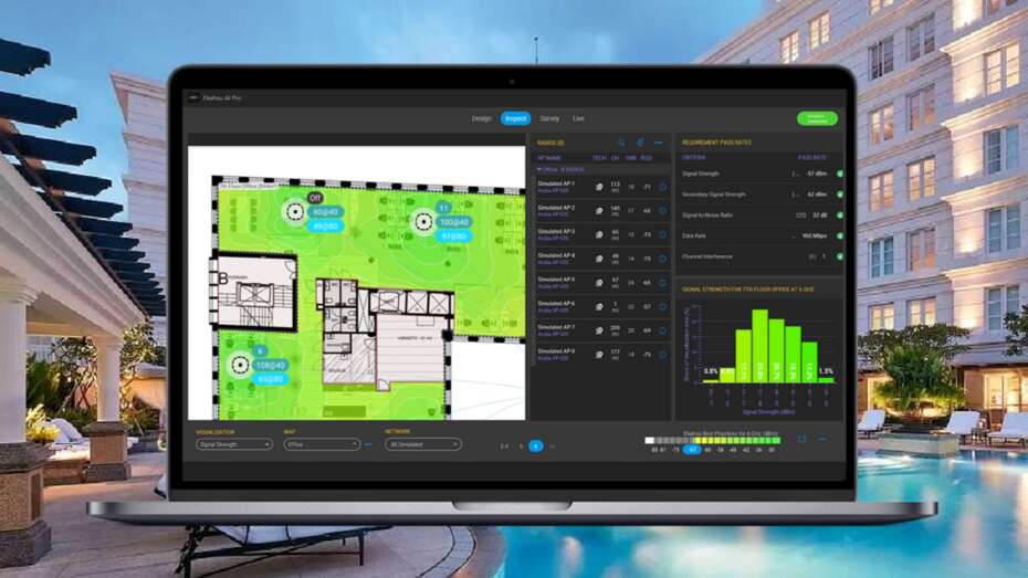 Thiết kế WIFI khách sạn bằng Ekahau AI Pro