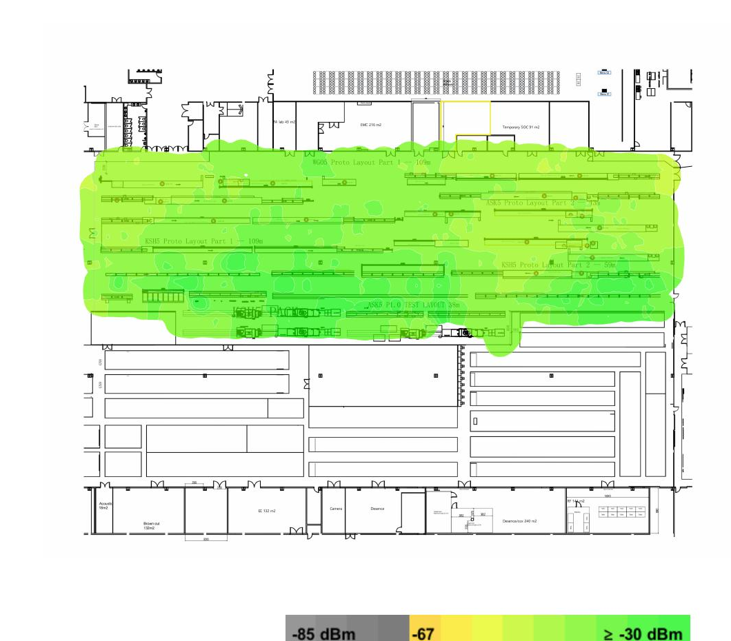 WiFi 5GHz khu sản xuất